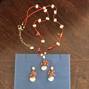 Kate Spade Corrals Necklace and earrings